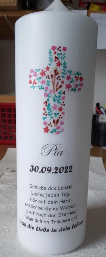 Taufkerzen selbst gestalten